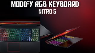 How To Change RGB Keyboard Lighting in Acer Nitro 5 2024  RGB Keyboard [upl. by Bensky]