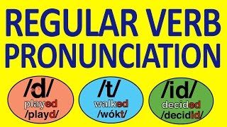 REGULAR VERBS PRONUNCIATION 23 06 2013 [upl. by Kosaka]