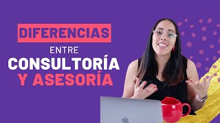 📌 DIFERENCIAS entre CONSULTORÍA y ASESORÍA  Para marcas personales [upl. by Noy]