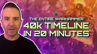 WARHAMMER 40k TIMELINE IN 20 MINS From the 21st Century to the 41st Millenium  40k Archives [upl. by Stace474]