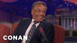 Giancarlo Espositos Craziest ComicCon® Fan Encounter  CONAN on TBS [upl. by Rilda13]