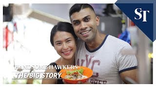 Handsome hawkers  THE BIG STORY  The Straits Times [upl. by Llekcor968]