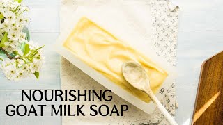 Cold Process Goat Milk Soap Recipe Simple  Beautiful 🌻 [upl. by Krug]