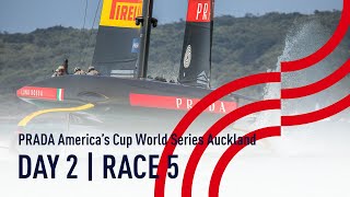 DAY 2  RACE 5  Luna Rossa vs American Magic  PRADA Americas Cup World Series Auckland NZ [upl. by Addis]