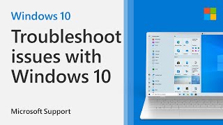 How to use the Windows Troubleshooter  Microsoft  Windows 10 [upl. by Tegan]