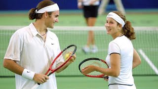 The Day Federer and His Wife Mirka Played Doubles Together Beginning of a Great Love Story [upl. by Rina]