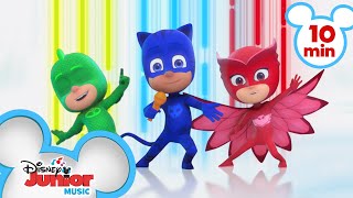 PJ Masks Music Videos Compilation Part 3  PJ Masks  disneyjr [upl. by Ahidam]