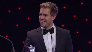 Sebastian Vettel  International Racing Driver of the Year  AUTOSPORT Awards 2013 [upl. by Yemirej]