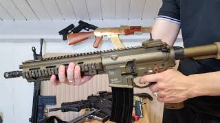 VFC HK416 A5 RAL8000 GBB HECKLER amp KOCH AIRSOFT UNBOXINGREVIEW [upl. by Tomkiel358]