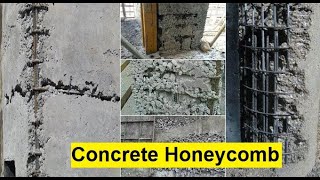 Concrete Honeycomb  Causes and Prevention Measures [upl. by Notsgnik]