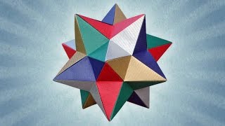 Origami Lesser Stellated Dodecahedron Meenakshi Mukerji [upl. by Asen4]