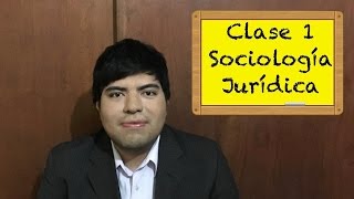 Sociología Jurídica clase 1 [upl. by Ahdar]