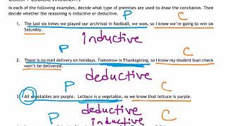 Inductive amp Deductive Reasoning Conjectures Counterexamples [upl. by Flavia178]