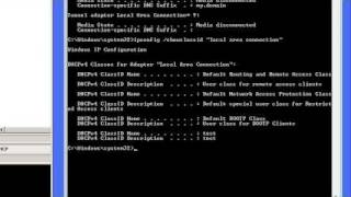 Windows command line networking ipconfig [upl. by Ainavi]