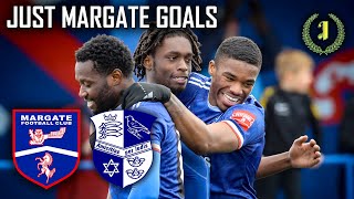 JUST THE MARGATE GOALS  Wingate amp Finchley FC H  20th April 2024 [upl. by Llenrev]