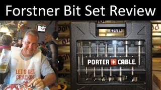 Forstner Bit Set Review  Porter Cable PC1014 [upl. by Aridni844]