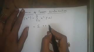 Poisson Distribution meanvariance and MGF [upl. by Zehe699]