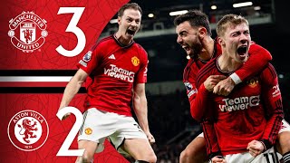 GARNACHO amp HOJLUND TO THE RESCUE 🤩  Man Utd 32 Aston Villa  Highlights [upl. by Acirretahs209]