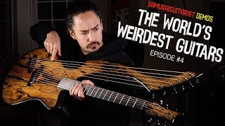 Harp  Bass  Guitar  The Worlds Weirdest Guitars 4 [upl. by Nauqe]