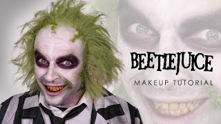 BEETLEJUICE Halloween Makeup Tutorial  Shonagh Scott [upl. by Rolecnahc728]