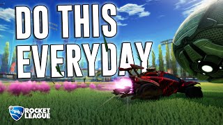 The Daily Warm Up That Will ACTUALLY Increase Your Rank in Rocket League Training Pack [upl. by Ytak]