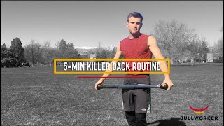 Bullworker Killer Back Workout in 5 Minutes [upl. by Fates]