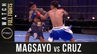 Magsayo vs Cruz FULL FIGHT April 10 2021  PBC on Showtime [upl. by Ahseim354]