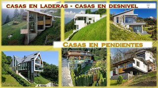 Casas en laderas 🏠 🏡 Casas con terreno inclinado ⛰ [upl. by Iahc]