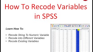 Recoding Variables in SPSS [upl. by Erdnuaed]