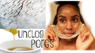 DIY Milk Peel Off Mask UNPLUG Blackheads Whiteheads amp Unwanted Hair [upl. by Ahsaela]