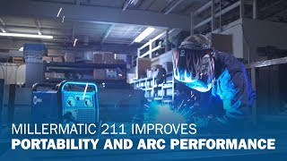 Millermatic 211 Improves Portability and Arc Performance [upl. by Clower]