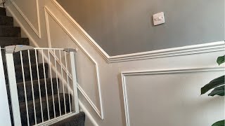 CREATING A WELCOMING ENTRANCE  DIY HALLWAY MAKEOVER  STAIR PANELLING [upl. by Conard444]