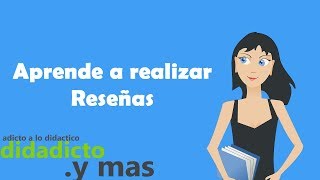 Como hacer una reseña [upl. by Lena289]