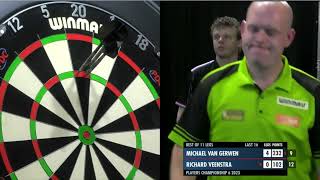 Last 16 Players Championship 6 2023 Michael Van Gerwen vs Richard Veenstra [upl. by Doughty]