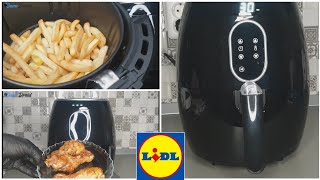 SilverCrest Digital Air Fryer  unBoxing amp Test  Lidl [upl. by Risteau]