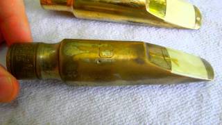 Repairmans Overview Vintage Dukoff Saxophone Mouthpieces [upl. by Trisa]