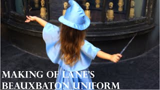 Beauxbaton Uniform Dress Tutorial Upcycled Harry Potter Cosplay [upl. by Neltiac742]