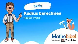 Kreis ► Radius berechnen aus Bogenlänge und Mittelpunktswinkel [upl. by Notlek]