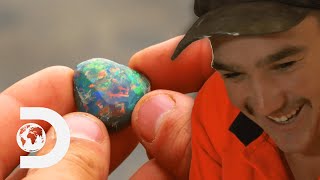 50K Opal is Worth More Than This Miner has Made in his Entire Career  Outback Opal Hunters [upl. by Arocat]