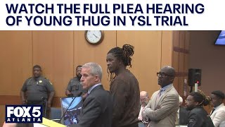 Young Thug takes plea deal sentenced Full court hearing  FOX 5 News [upl. by Gesner]