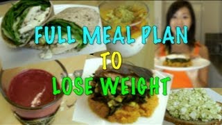 Full Meal Plan to Lose Weight Step by Step Recipes [upl. by Soulier]