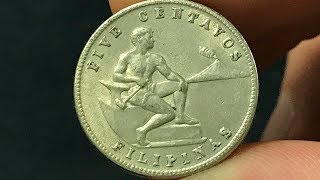 1944S Philippines 5 Centavos Coin • Values Information Mintage History and More [upl. by Scarlet]