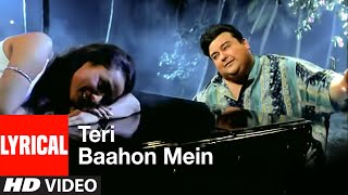 Teri Baahon Mein Lyrical Video Song  Tera Chehra  Adnan Sami Feat Namrata Shirodkar [upl. by Atalya]