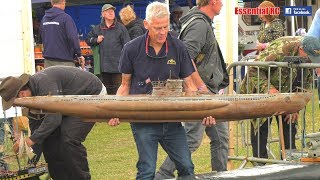 GERMAN Type VII UBOAT RC SUBMARINE DIVE and RESURFACE demonstration [upl. by Ritchie]