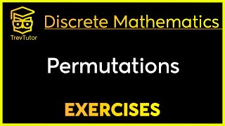 Discrete Mathematics Permutations and Combinations Examples [upl. by Riaj]