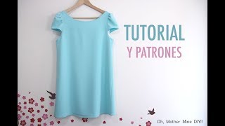 Costura Vestido para mujer patrones gratis [upl. by Emmanuel]