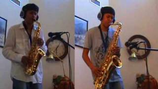 Beyoncé  Halo  Alto and Tenor Saxophone Duet by charlez360 [upl. by Eimarej]