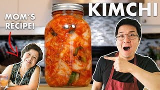 Traditional Homemade Kimchi Recipe Fermented Cabbage [upl. by Nednarb351]