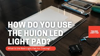 How to Use the Huion A3 LED Light Pad [upl. by Leveroni]