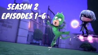 PJ Masks Season 2 Full Episodes  Episodes 16 [upl. by Alie]